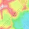 Carte topographique Red Crater, altitude, relief