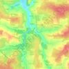 Carte topographique Chollet, altitude, relief
