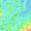 Carte topographique Greerton, altitude, relief