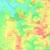 Carte topographique Polzing, altitude, relief