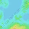 Carte topographique Lac Caopatina, altitude, relief