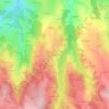 Carte topographique Charguelon, altitude, relief