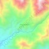 Carte topographique Pampa de Chepate, altitude, relief