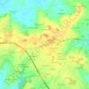 Carte topographique Les Pibles, altitude, relief