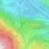 Carte topographique Geles, altitude, relief