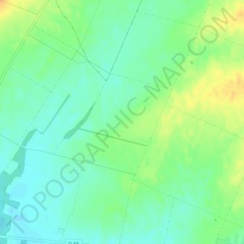 Carte topographique Le Haut de Chatillon, altitude, relief