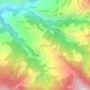 Carte topographique Hanthana, altitude, relief