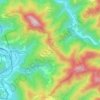 Carte topographique Minceto, altitude, relief