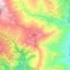 Carte topographique Mirik, altitude, relief