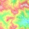 Carte topographique Cortevedola, altitude, relief