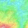 Carte topographique Le Clou, altitude, relief