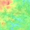 Carte topographique Cléherlan, altitude, relief