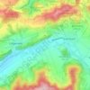 Carte topographique Warbsen, altitude, relief