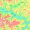 Carte topographique Longnan, altitude, relief