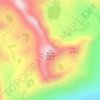 Carte topographique Mount Morrow, altitude, relief
