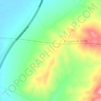 Carte topographique Mataparda, altitude, relief