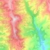 Carte topographique Moruri, altitude, relief