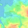 Carte topographique Brenesquen, altitude, relief