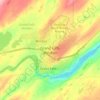 Carte topographique Grand Falls-Windsor, altitude, relief