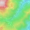 Carte topographique Liveglia, altitude, relief