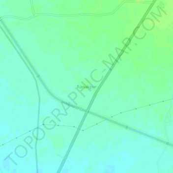 Carte topographique Ranakpur, altitude, relief