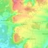 Carte topographique Sinbronn, altitude, relief