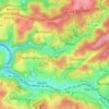 Carte topographique Dahl, altitude, relief