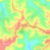Carte topographique Bena, altitude, relief