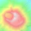 Carte topographique Mount Dempo, altitude, relief