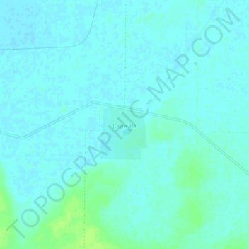 Carte topographique Jogiwala, altitude, relief