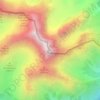 Carte topographique Croda Rossa d'Ampezzo, altitude, relief