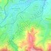Carte topographique Saint-Martin en Coailleux, altitude, relief
