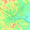 Carte topographique Warragul, altitude, relief