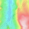 Carte topographique Codebos, altitude, relief