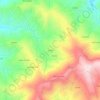 Carte topographique Cavalo, altitude, relief