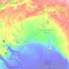 Carte topographique Oblys du Kazakhstan occidental, altitude, relief