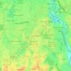 Carte topographique Sangereng, altitude, relief