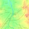Carte topographique Sarangpur, altitude, relief