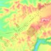 Carte topographique Rangiwahia, altitude, relief