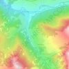 Carte topographique Thures, altitude, relief