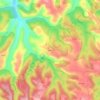 Carte topographique Flottes, altitude, relief
