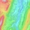 Carte topographique Chaudeneyre, altitude, relief