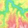 Carte topographique Forest, altitude, relief