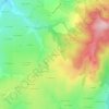 Carte topographique Montignat, altitude, relief