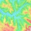 Carte topographique Rulhe, altitude, relief