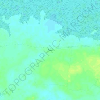 Carte topographique Essyl, altitude, relief