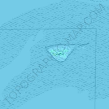 Carte topographique Südfall, altitude, relief