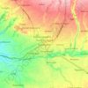 Carte topographique Kabanjahe, altitude, relief