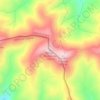 Carte topographique Bonales Occidental, altitude, relief