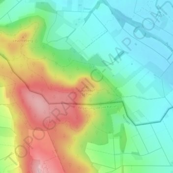 Carte topographique Gaulskopf, altitude, relief